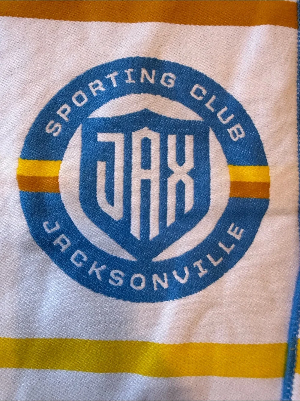 Sporting Club Jacksonville Blue & White Fan Scarf NWT